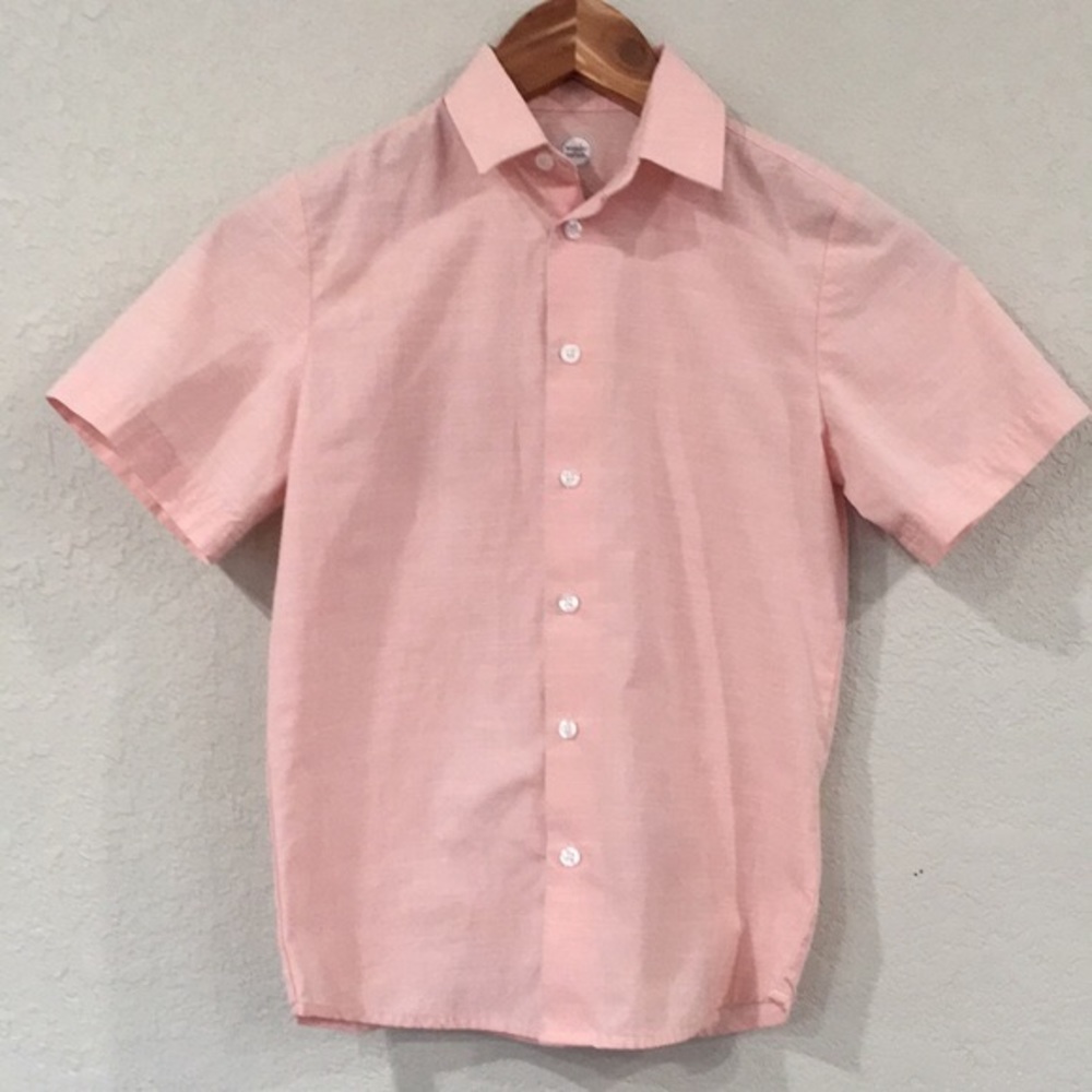 Kids Pink Short Sleeve Shirt